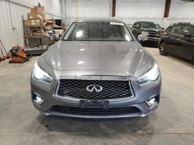 JN1EV7AR2JM443759 - 2018 INFINITI Q50 LUXE GRAY photo 5