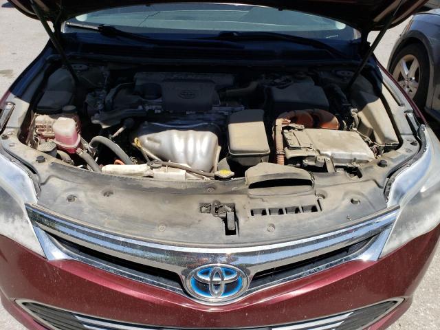 4T1BD1EB3FU038591 - 2015 TOYOTA AVALON HYBRID BURGUNDY photo 11