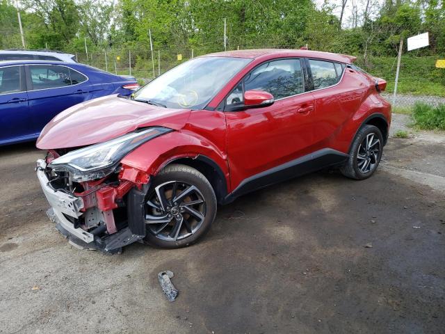 NMTKHMBX6MR135052 - 2021 TOYOTA C-HR XLE RED photo 1