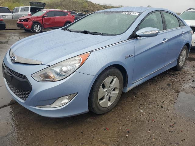 KMHEC4A4XCA042806 - 2012 HYUNDAI SONATA HYBRID BLUE photo 1