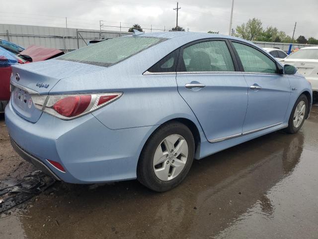 KMHEC4A4XCA042806 - 2012 HYUNDAI SONATA HYBRID BLUE photo 3