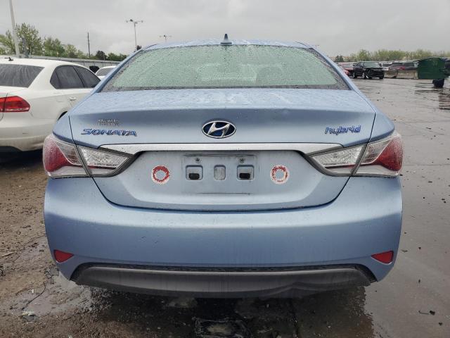 KMHEC4A4XCA042806 - 2012 HYUNDAI SONATA HYBRID BLUE photo 6