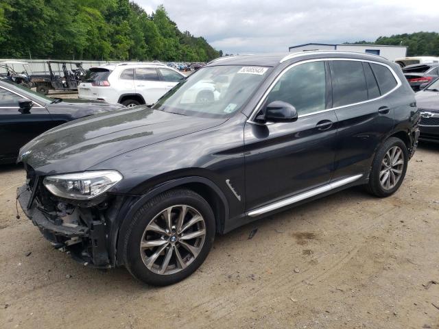 5UXTR7C54KLE98273 - 2019 BMW X3 SDRIVE30I Сұр фото 1
