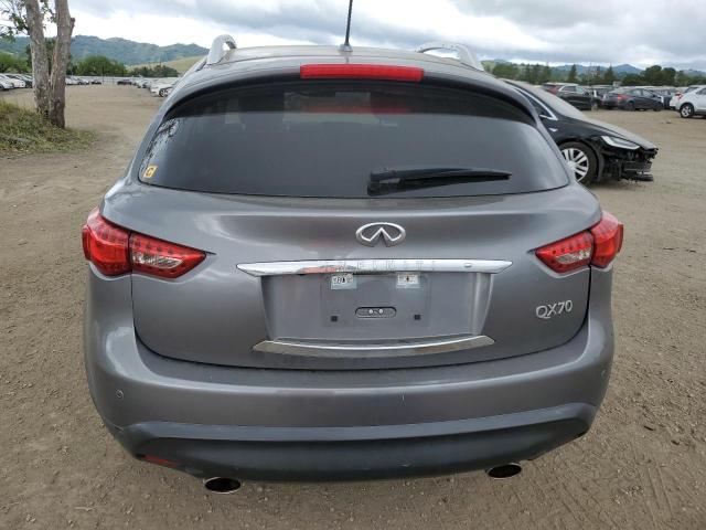 JN8CS1MU4EM450443 - 2014 INFINITI QX70 CHARCOAL photo 6