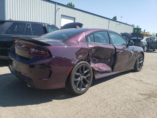 2C3CDXHG8NH173543 - 2022 DODGE CHARGER GT PURPLE photo 3