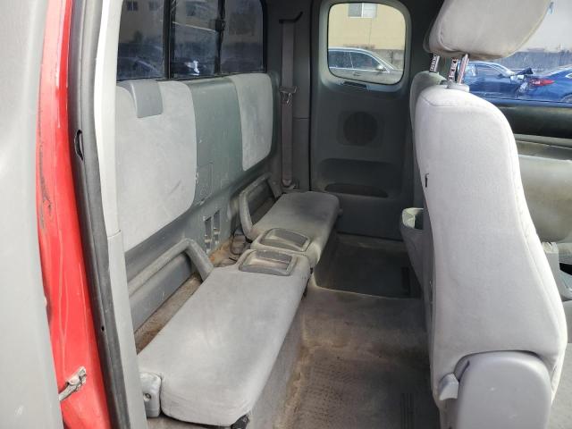 5TETX62N56Z282598 - 2006 TOYOTA TACOMA PRERUNNER ACCESS CAB RED photo 10