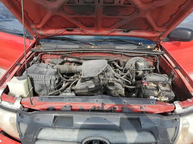 5TETX62N56Z282598 - 2006 TOYOTA TACOMA PRERUNNER ACCESS CAB RED photo 11