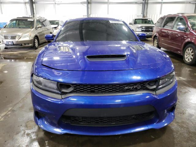 2C3CDXL95KH726587 - 2019 DODGE CHARGER SRT HELLCAT BLUE photo 5