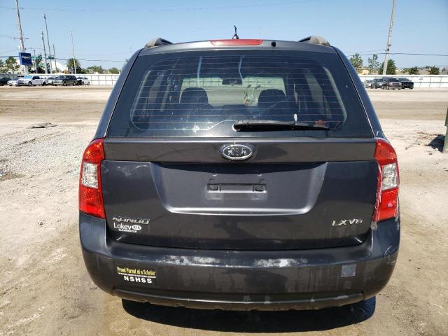 KNAFG526287186578 - 2008 KIA RONDO LX GRAY photo 6