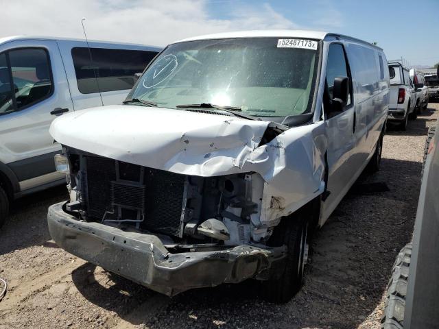 1GTZGGBA6A1141376 - 2010 GMC SAVANA G2500 WHITE photo 1