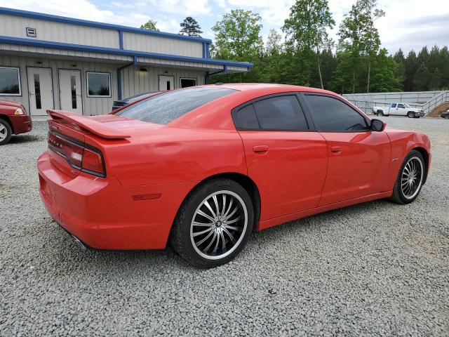 2C3CDXCT6EH282748 - 2014 DODGE CHARGER R/T RED photo 3