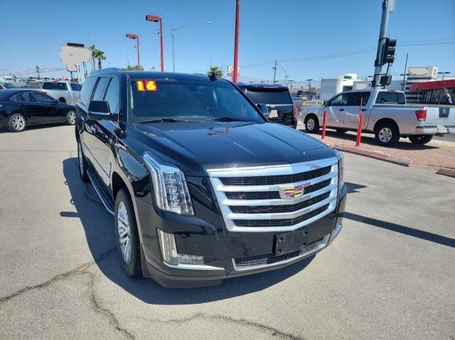 1GYS3GKJ8GR234465 - 2016 CADILLAC ESCALADE ESV BLACK photo 1