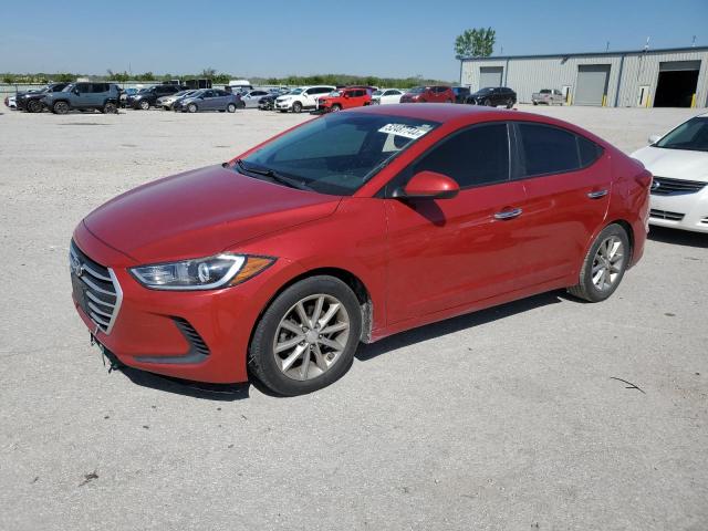 5NPD74LFXHH208096 - 2017 HYUNDAI ELANTRA SE RED photo 1