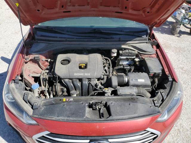 5NPD74LFXHH208096 - 2017 HYUNDAI ELANTRA SE RED photo 11