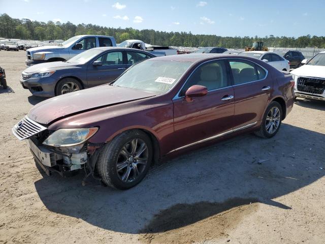 JTHBL46F075045549 - 2007 LEXUS LS 460 BURGUNDY photo 1