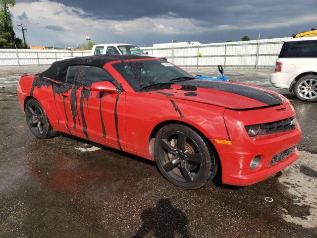 2G1FA1E3XC9133772 - 2012 CHEVROLET CAMARO LS 红色 照片 4