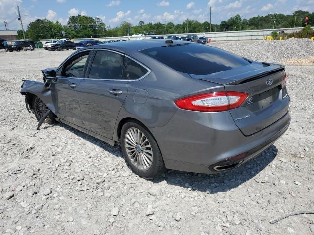 3FA6P0K99ER308525 - 2014 FORD FUSION TITANIUM GRAY photo 2