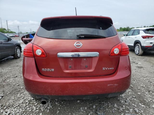 JN8AS5MV8CW397898 - 2012 NISSAN ROGUE S RED photo 6