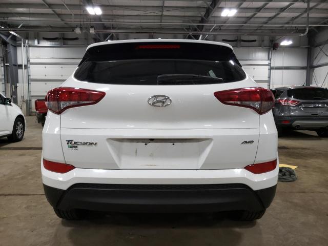 KM8J3CA44JU674687 - 2018 HYUNDAI TUCSON SEL WHITE photo 6