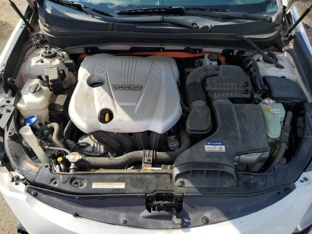 KMHEC4A48DA072601 - 2013 HYUNDAI SONATA HYBRID WHITE photo 11