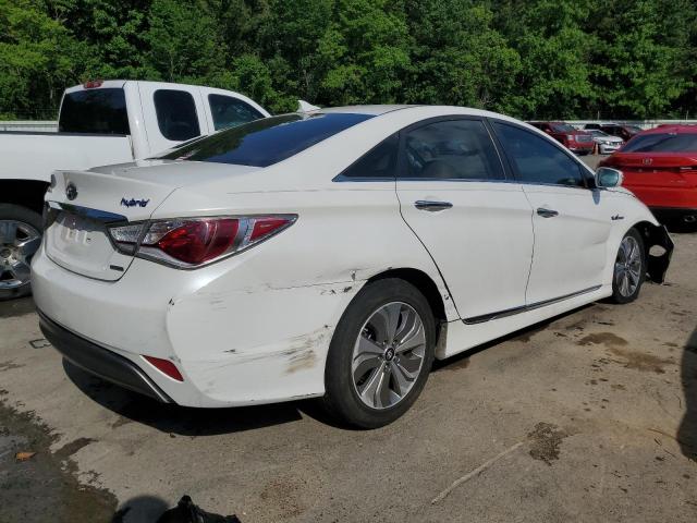 KMHEC4A48DA072601 - 2013 HYUNDAI SONATA HYBRID WHITE photo 3