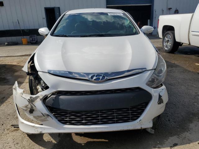 KMHEC4A48DA072601 - 2013 HYUNDAI SONATA HYBRID WHITE photo 5