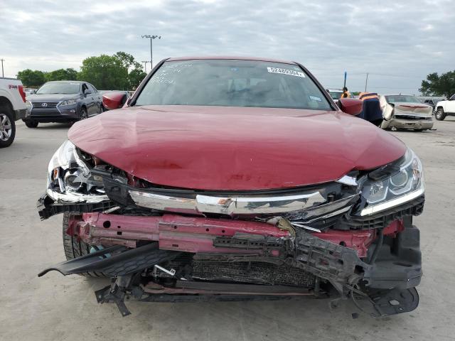 1HGCR2F53GA236696 - 2016 HONDA ACCORD SPORT RED photo 5