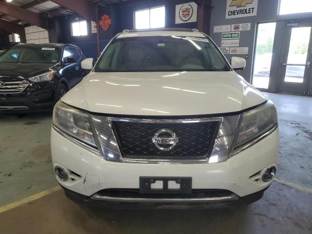 5N1AR2MMXEC675357 - 2014 NISSAN PATHFINDER S WHITE photo 5
