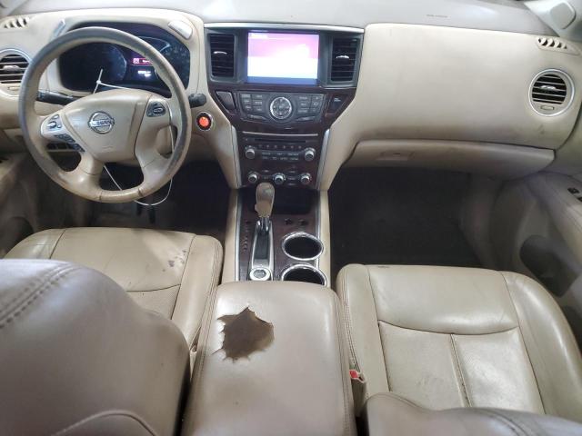 5N1AR2MMXEC675357 - 2014 NISSAN PATHFINDER S WHITE photo 8