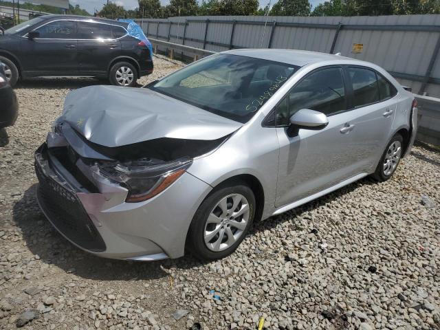 JTDEPMAE5MJ156537 - 2021 TOYOTA COROLLA LE SILVER photo 1