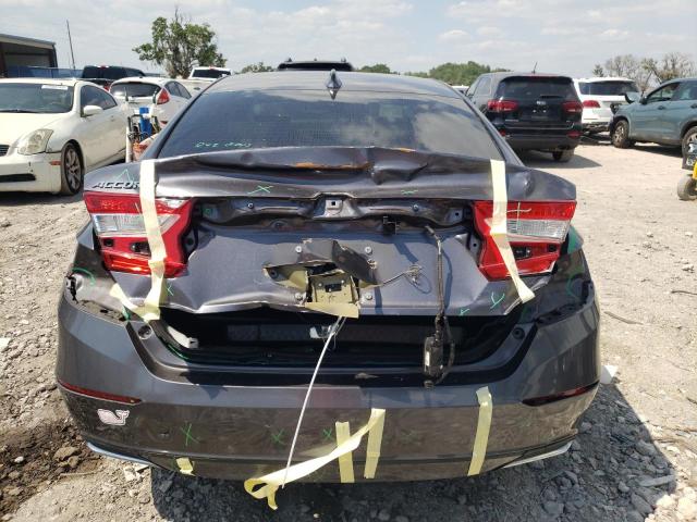 1HGCV1F56JA040233 - 2018 HONDA ACCORD EXL GRAY photo 6