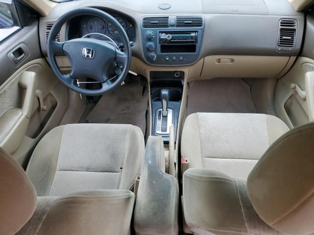 1HGES16324L013409 - 2004 HONDA CIVIC DX VP BLUE photo 8