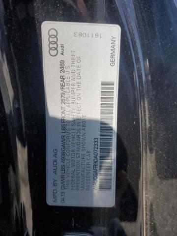 WAUCGAFR9DA072333 - 2013 AUDI S5 PREMIUM PLUS BLACK photo 13