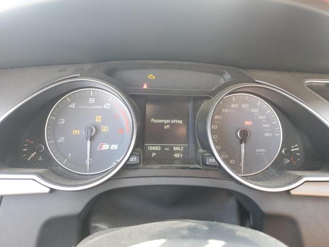 WAUCGAFR9DA072333 - 2013 AUDI S5 PREMIUM PLUS BLACK photo 9