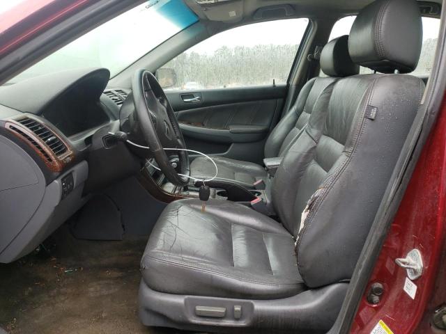 1HGCM66884A099430 - 2004 HONDA ACCORD EX BURGUNDY photo 7