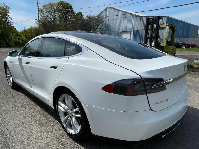 5YJSA1CP7DFP07883 - 2013 TESLA MODEL S Սպիտակ լուսանկար 3