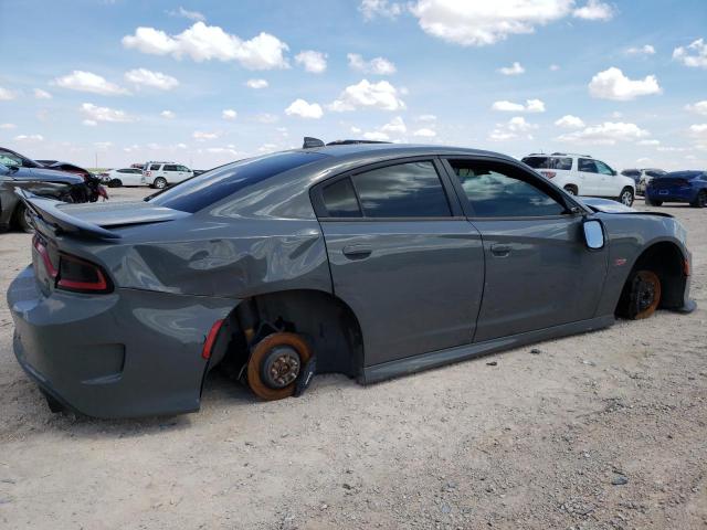 2C3CDXGJ0KH662155 - 2019 DODGE CHARGER SCAT PACK GRAY photo 3