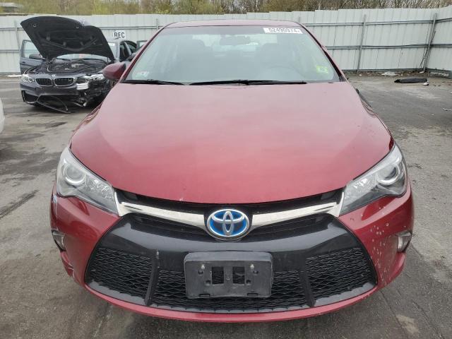 4T1BD1FK5FU164806 - 2015 TOYOTA CAMRY HYBRID RED photo 5