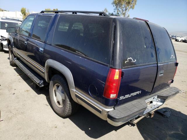 1GKFK16R1WJ736016 - 1998 GMC SUBURBAN K1500 BLUE photo 2