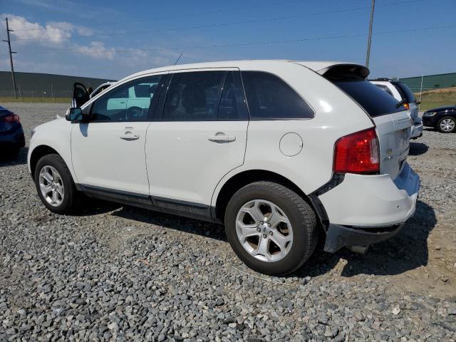 2FMDK3JC3DBC60916 - 2013 FORD EDGE SEL WHITE photo 2