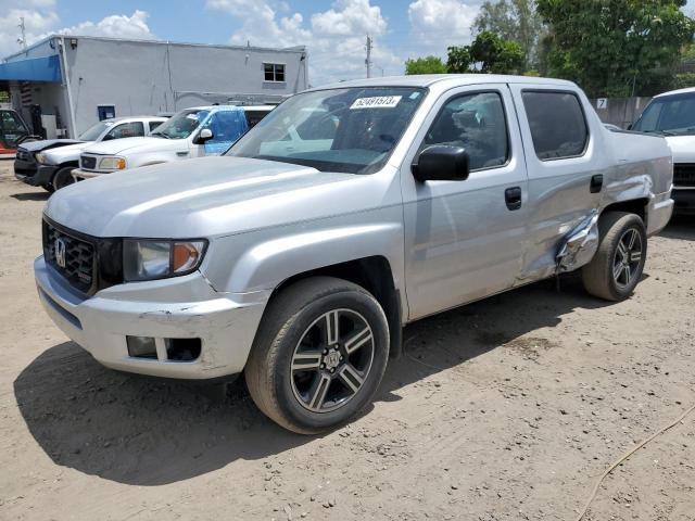 5FPYK1F70DB012185 - 2013 HONDA RIDGELINE SPORT SILVER photo 1