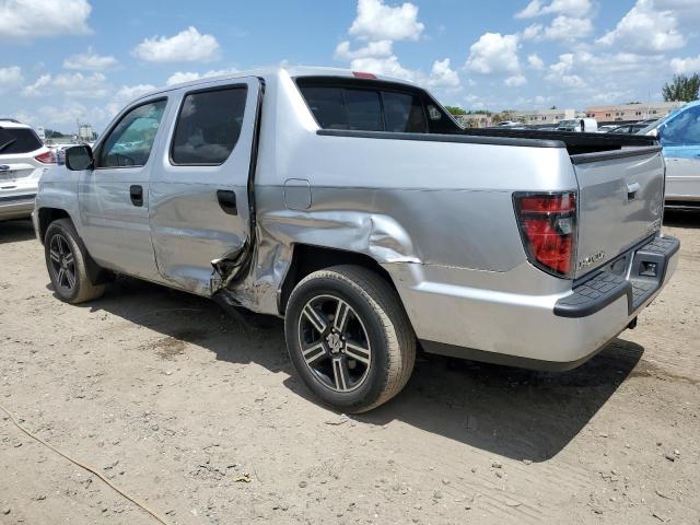 5FPYK1F70DB012185 - 2013 HONDA RIDGELINE SPORT SILVER photo 2