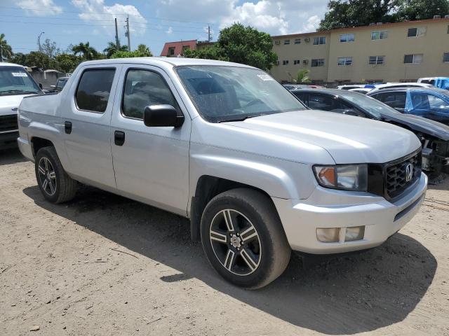 5FPYK1F70DB012185 - 2013 HONDA RIDGELINE SPORT SILVER photo 4