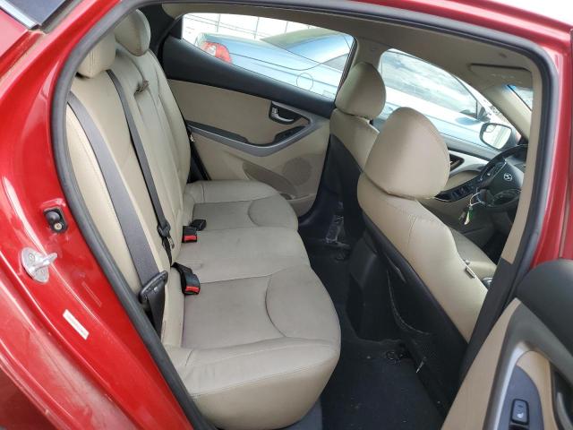 KMHDH4AE7EU182724 - 2014 HYUNDAI ELANTRA SE RED photo 10