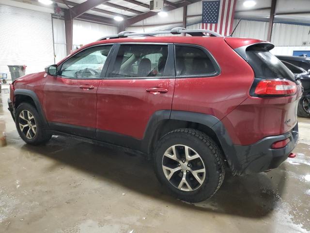 1C4PJMBB8EW161587 - 2014 JEEP CHEROKEE TRAILHAWK 勃艮第红 照片 2