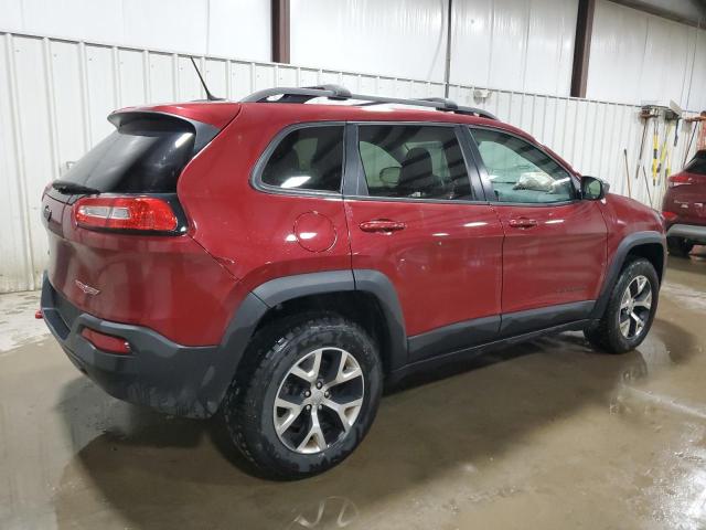 1C4PJMBB8EW161587 - 2014 JEEP CHEROKEE TRAILHAWK 勃艮第红 照片 3
