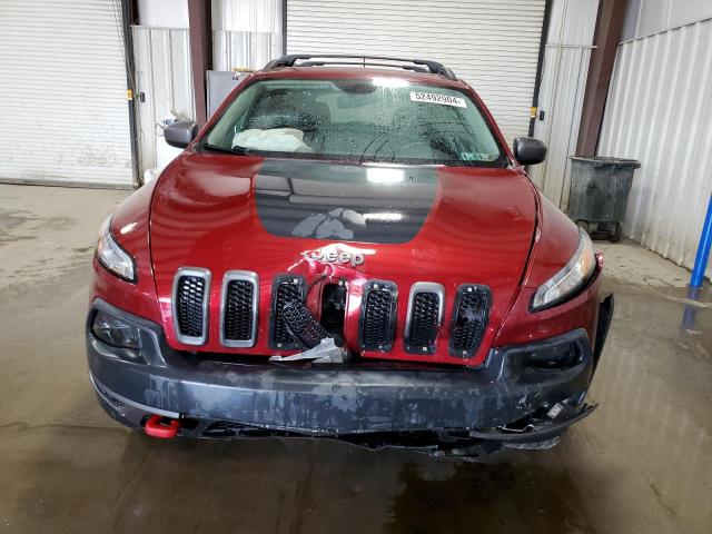 1C4PJMBB8EW161587 - 2014 JEEP CHEROKEE TRAILHAWK 勃艮第红 照片 5
