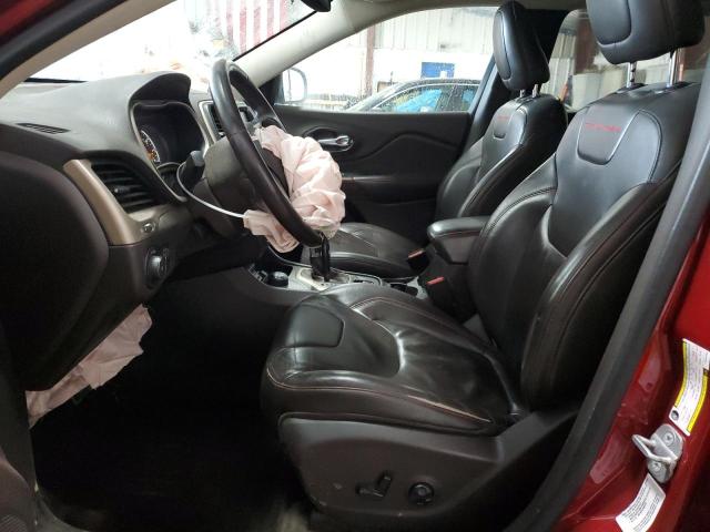 1C4PJMBB8EW161587 - 2014 JEEP CHEROKEE TRAILHAWK 勃艮第红 照片 7