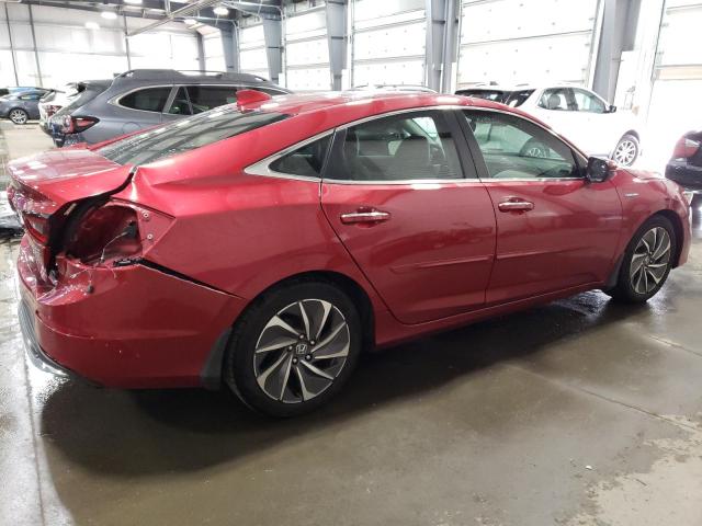 19XZE4F92ME009592 - 2021 HONDA INSIGHT TOURING RED photo 3