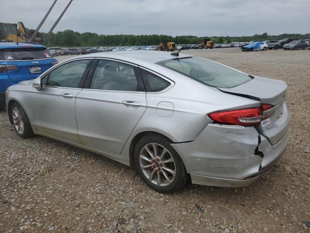 3FA6P0HD6HR132789 - 2017 FORD FUSION SE SILVER photo 2